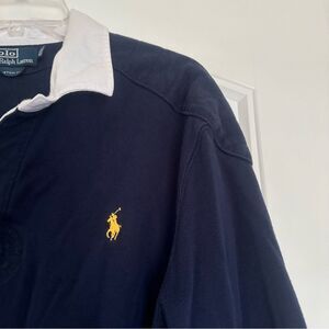 Vintage Polo Ralph Lauren XL Rugby Men’s Shirt Patches Pony Y2K Varsity League